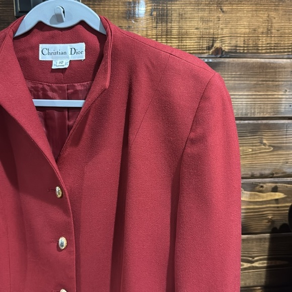 Christian Dior Vintage Wool Blazer - Picture 4 of 12